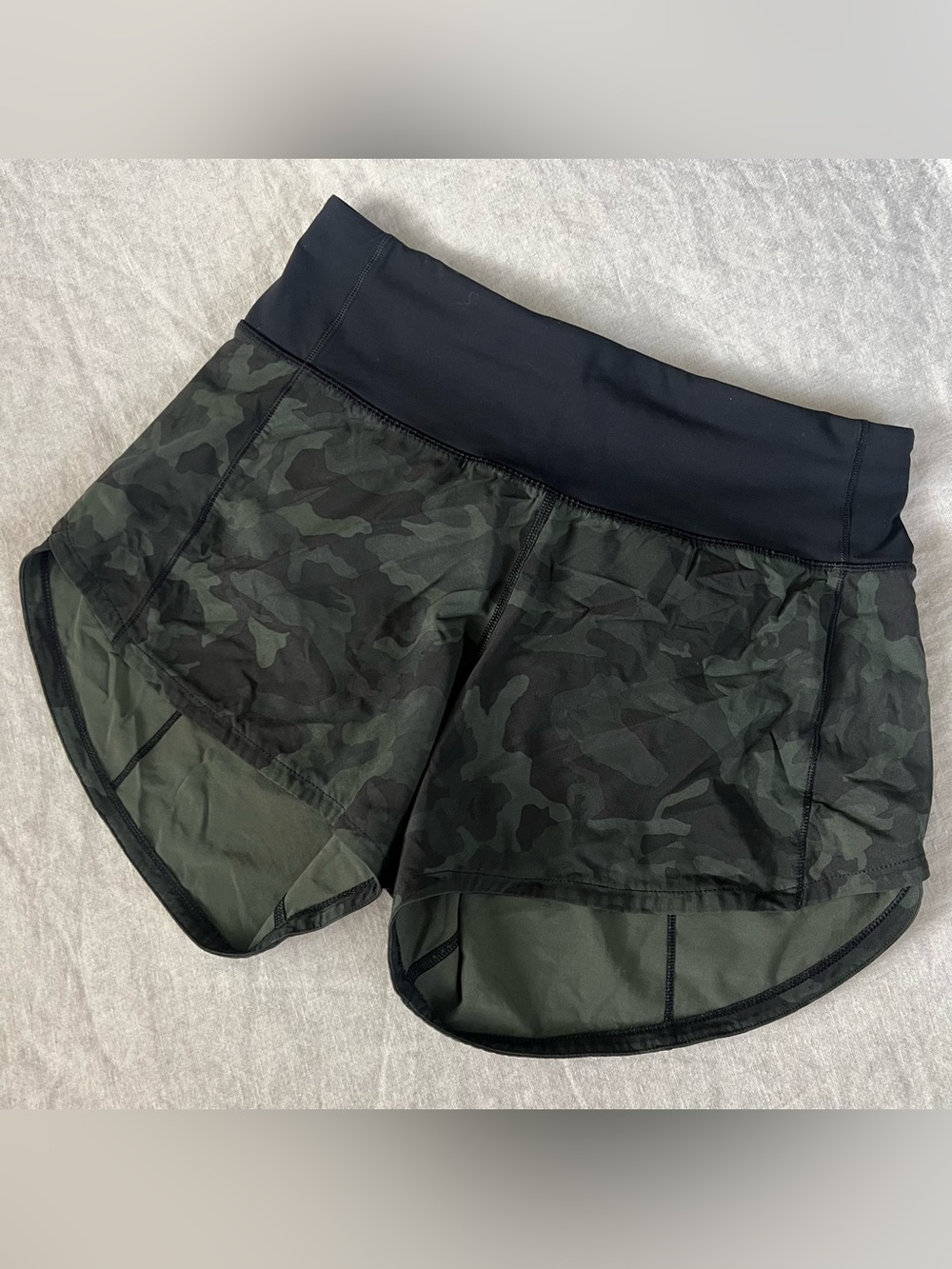 Lululemon Camo Speed Up Shorts
